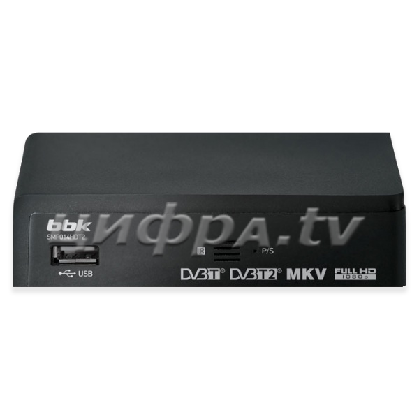 Приемник (ресивер) цифровой эфирный (приставка) BBK SMP014HDT2 dvb-t2