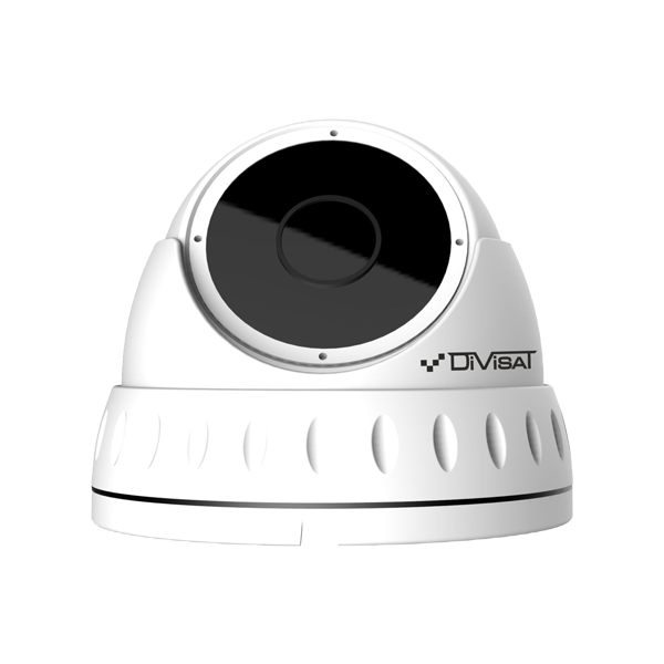 DVI-D221A SL 2.8 (2Mpix, ИК до 20м) антивандальная купольная IP камера системы видеонаблюдения DiviSat