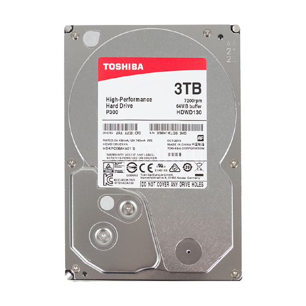 3Tb жесткий диск TOSHIBA, HDWD130UZSVA (SATA |||, 7200 rpm)
