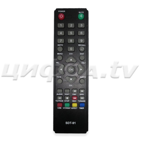 Пульт ДУ Supra SDT-91 ic DVB-T2
