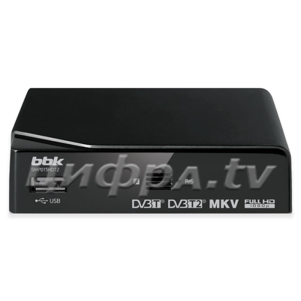 Приемник (ресивер) цифровой эфирный (приставка) BBK SMP015HDT2 dvb-t2