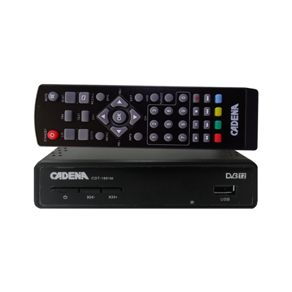 Приемник (ресивер) цифровой эфирный (приставка) CADENA CDT-1891M DVB-T2 
