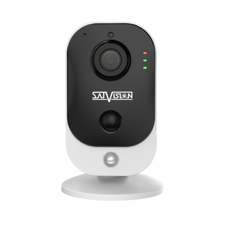 Видеокамера IP Wi-Fi Satvision SVI-C223AW 2.8 c Wi-Fi (2Mpix, ИК до 10м, SD, микрофон, динамик, PIR)