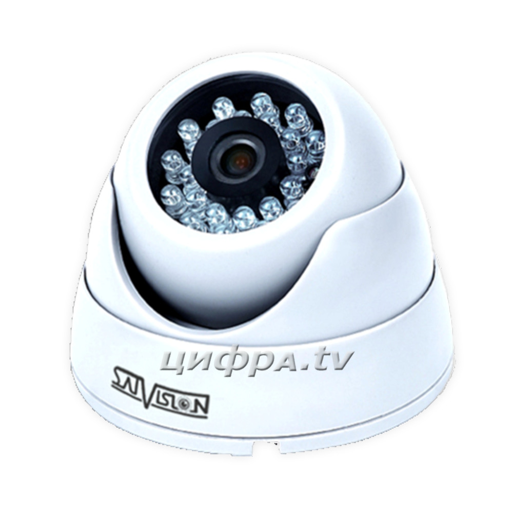 SVC-D895 2.8 (5Mpix, ИК до 20м) купольная внутренняя камера системы видеонаблюдения Satvision