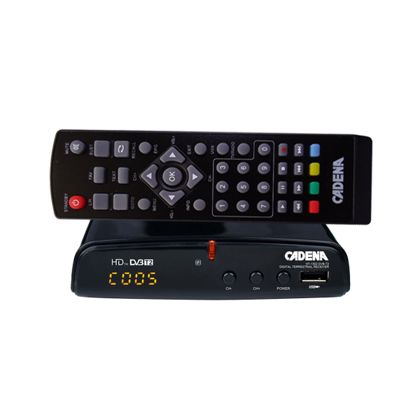 Приемник (ресивер) цифровой эфирный (приставка) CADENA HT-1302 DVB-T2