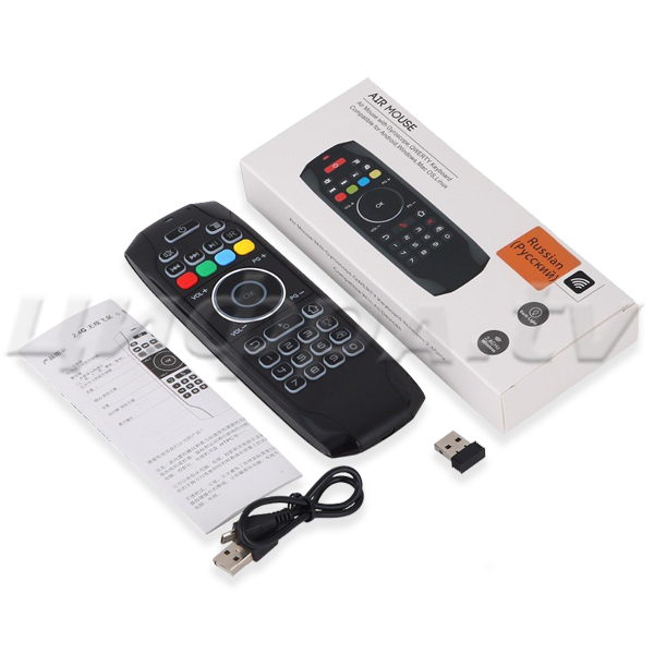 DVS AM-200, Air Mouse & Wireless Keyboard, беспроводная клавиатура/мышь RU для android TV