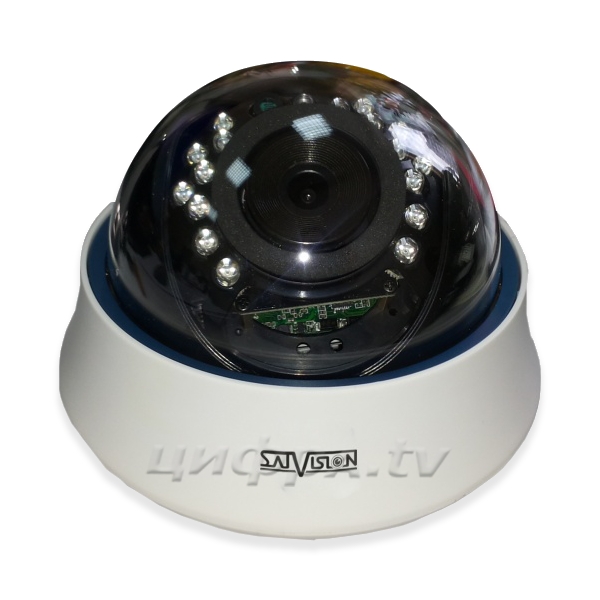 SVC-D694V 2.8-12 (4Mpix; ИК до 20м) купольная внутренняя камера системы видеонаблюдения Satvision