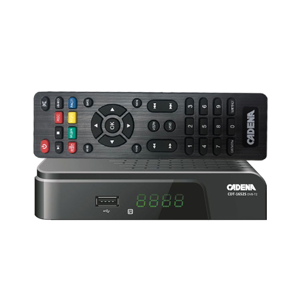 Эфирный приемник cadena CDT-1652s. Приставка для цифрового телевидения DVB-t2 cadena. Кадена 1652s. Cadena t2 приставка для ТВ.
