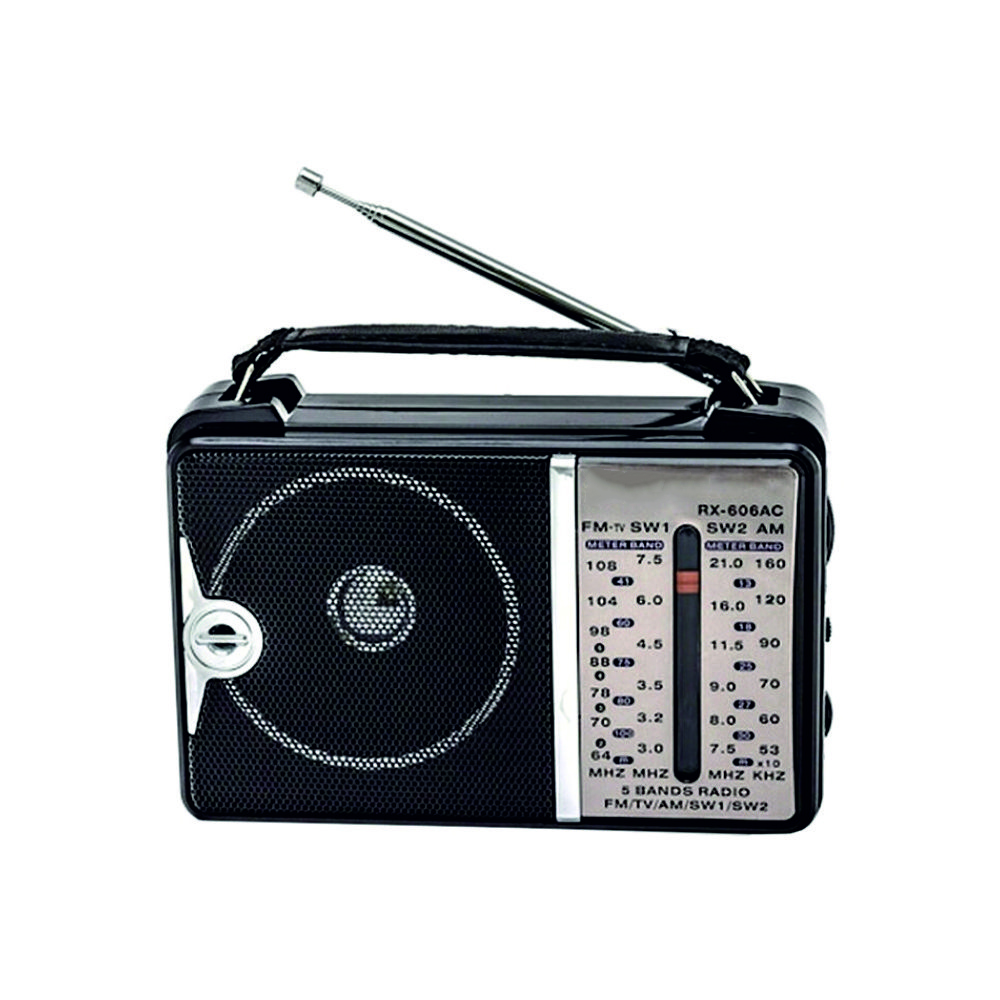 Радиоприемник Knstar RX-606AC (черный, питание - шнур 220V или батарейки 2хR20)