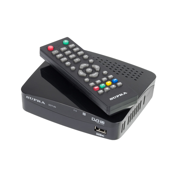 Приемник (ресивер) цифровой эфирный (приставка) DVB-T2 SUPRA SDT-95