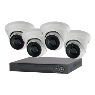 Комплект видеонаблюдения IVUE 1080P-IPC-D4 4 камеры