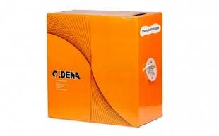 Кабель информационный CADENA UTP2-CAT5e (24 AWG) МЕДНЫЙ, внутренний, серый, 305м