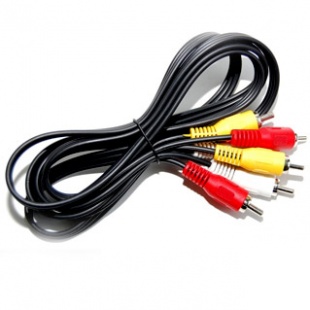 Шнур 3RCA-3RCA 1,2 м 