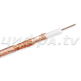 Кабель коаксиальный RG-6 15 м белый CADENA