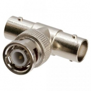 Переход штекер BNC - x2 гнезда BNC (тройник) REXANT