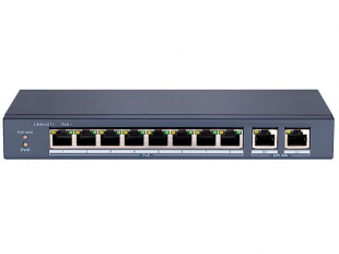 HiWatch DS-S1008GP коммутатор 10-порт c SFP