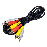 Шнур 3RCA-3RCA 3 м, Rexant