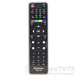 Пульт ДУ универсальный Rolsen RRC-100 (TV, DVD, SAT, AUX)