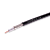 Кабель коаксиальный радиочастотный RG-58 A/U, (64%), 50 Ом, 100м., черный REXANT 