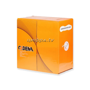 Кабель информационный UTP4-CAT5e (24 AWG) PL, медный, внешний, черный, 305м