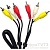 Шнур 3RCA-3RCA 1,5 м, Jett/Proconnect/Rexant