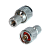 Разъем N (male)-RG6 накручивающийся на кабель