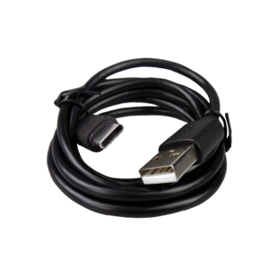 Шнур USB-Type-C 1 м, черный, S041