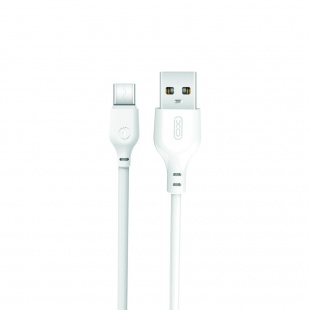 Шнур USB-Type-C 1 м (белый, черный)