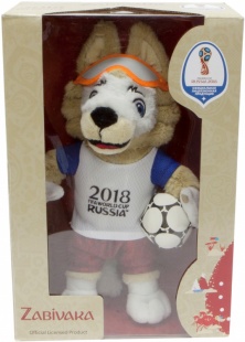 Фигурка плюшевая Zabivaka 24 см в коробке FIFA-2018