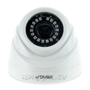DVC-D89 3.6 (1Mpix; ИК до 20м) купольная внутренняя камера системы видеонаблюдения DiviSat