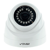 DVC-D89 2.8 (1Mpix; ИК до 20м) купольная внутренняя камера системы видеонаблюдения DiviSat