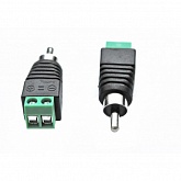 Разъем штекер RCA с клеммной колодкой