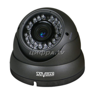 SVC-D392V v.2.0 2.8-12 (2Mpix; ИК до 30м) антивандальная купольная камера системы видеонаблюдения Satvision