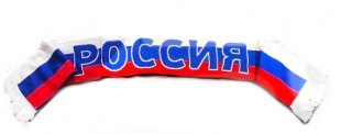 Шарф с логотипом "Триколор ТВ"